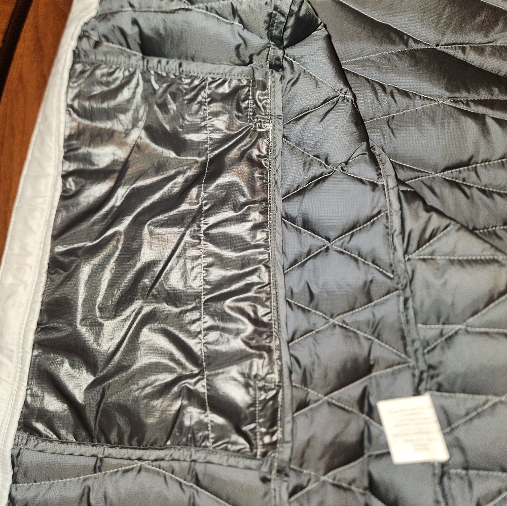 Patagonia Down Parka Women's SZ XL Gray - Picture 7 of 12